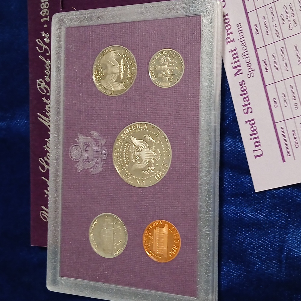 1988 & 1989 United States Proof Sets - Picture 3 of 9